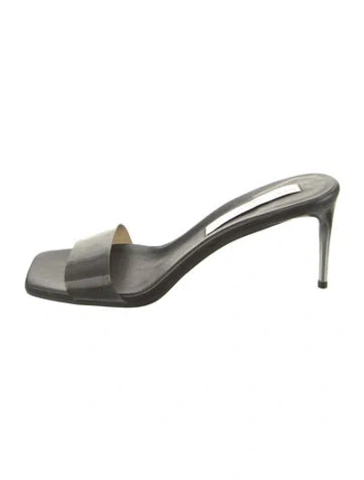 Pre-owned Stella Mccartney Pvc Slides In Black