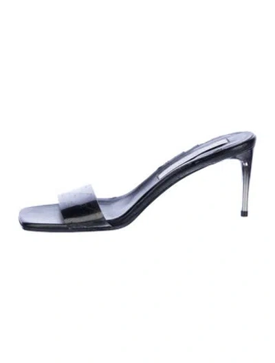Pre-owned Stella Mccartney Pvc Slides In Blue