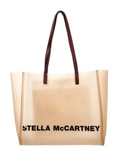 Pre-owned Stella Mccartney Pvc Tote In Neutral