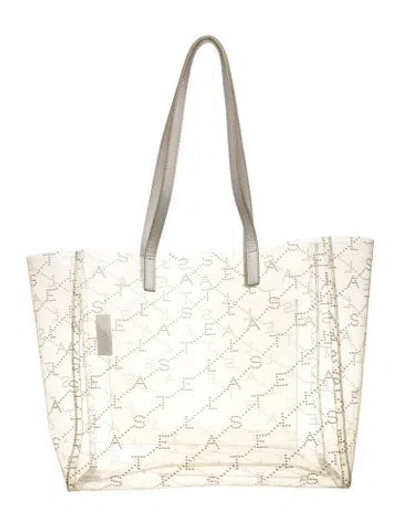Pre-owned Stella Mccartney Pvc Tote In Transparent