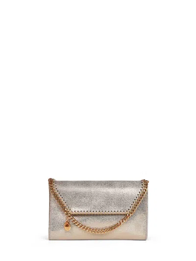 Stella Mccartney Pyrite Falabella Wallet Crossbody Bag