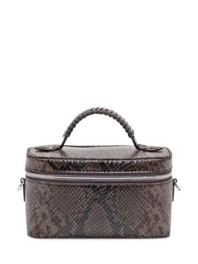 STELLA MCCARTNEY STELLA MCCARTNEY PYTHON PRINT VANITY BAG