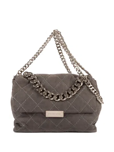 Pre-owned Stella Mccartney Quilted Chain Bag In Gray