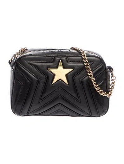 Pre-owned Stella Mccartney Quilted Evening Bag In Black