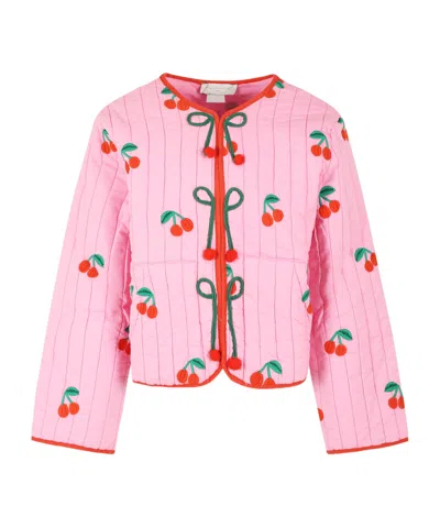 Stella Mccartney Quilted Jacket In Pink