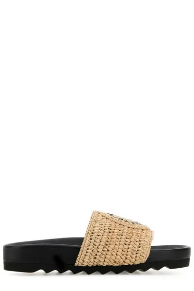 Stella Mccartney Raffia Elyse Slippers