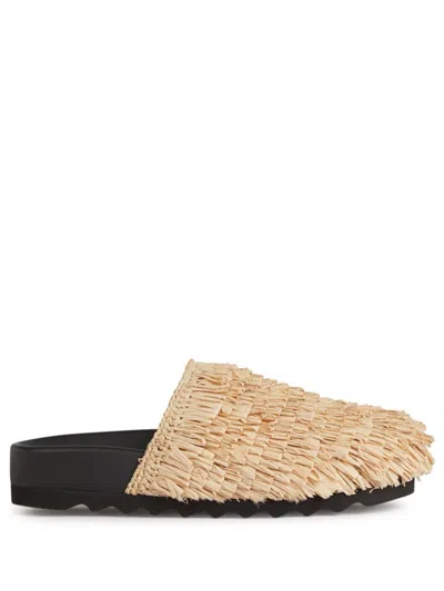 STELLA MCCARTNEY RAFFIA MULES