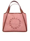 Stella Mccartney Raffia Tote Bag In Brown