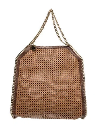 Pre-owned Stella Mccartney Raffia Tote In Brown