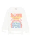 Stella Mccartney Rainbow-print Sweatshirt In White