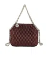 Stella Mccartney Raisin Falabella Tiny Crystal Tote