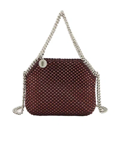 Stella Mccartney Raisin Falabella Tiny Crystal Tote