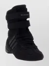 Stella Mccartney Rasant Black Sneakers With Strap Closure And Logo Detail On The Side In Tech Fabric Woman In Black