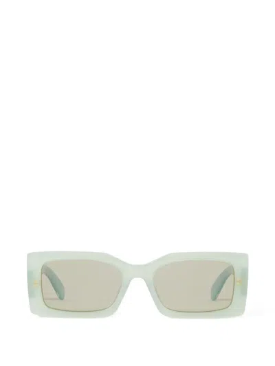 Stella Mccartney Rectangle-frame Sunglasses In Grün