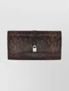 Stella Mccartney Rectangular Textured Shoulder Bag Lock In Multi