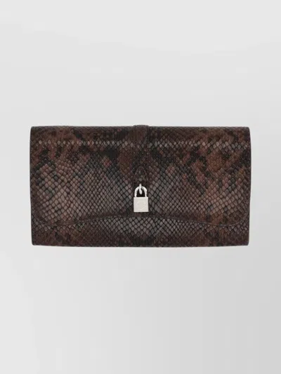 Stella Mccartney Rectangular Textured Shoulder Bag Lock In Multi