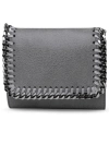 Stella Mccartney Stella Mc Cartney Recycled Polyester Small Wallet In Grey