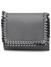 Stella Mccartney Stella Mc Cartney Recycled Polyester Small Wallet In Grey