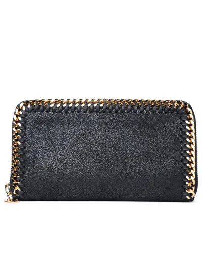 Stella Mccartney Recycled Polyester Wallet In Black
