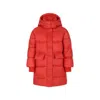 Stella Mccartney Red Down Jacket For Girl With Logo In Red