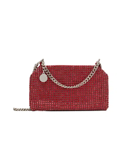 STELLA MCCARTNEY STELLA MCCARTNEY FALABELLA CRYSTAL MESH CROSSBODY BAG