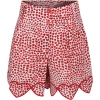 Stella Mccartney Red Short For Girl With Hearts In Red