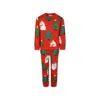Stella Mccartney Christmas-print Organic-cotton Trousers In Red