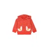 Stella Mccartney Red Sweatshirt For Baby Girls With Chickens And Flowers In Red