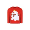 Stella Mccartney Red T-shirt For Kids With Snowman Print In Red