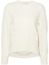 Stella Mccartney Regenerated Cashmere Blend Jumper In Yellow