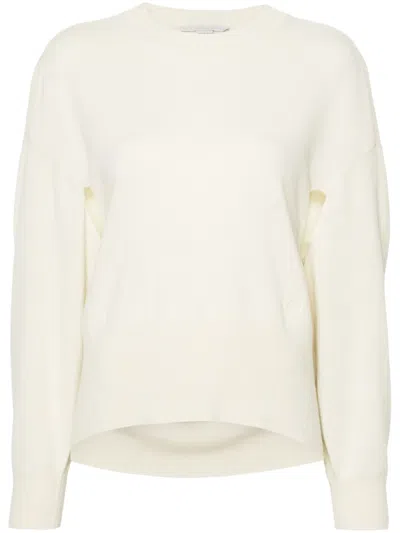 Stella Mccartney Regenerated Cashmere Blend Jumper In Yellow