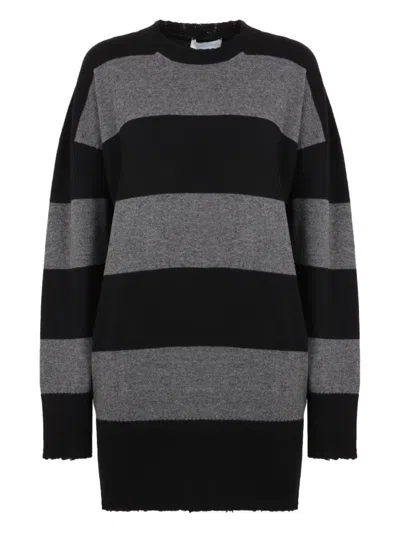 STELLA MCCARTNEY STELLA MCCARTNEY RELAXED FIT DRESS WITH BOLD STRIPES