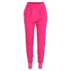 Stella Mccartney Relaxed Fit Joggers Pants In Hot Pink Polyester In Pink
