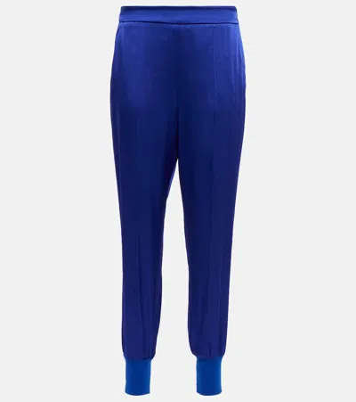 Stella Mccartney Relaxed-fit Pants In Sapphire Blue