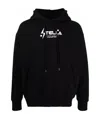 Stella Mccartney Cotton Hoodie In Black