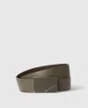Stella Mccartney Reversible Double-faced Belt In Green