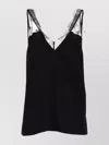 Stella Mccartney Reversible Satin Lace Trim Camisole