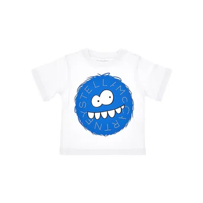 Stella Mccartney Rganic Cotton T-shirt With Print Kids In White