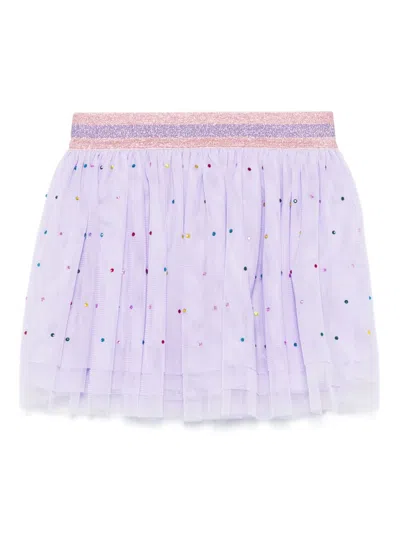 Stella Mccartney Kids' Rhinestone-embellished Tutu In Purple