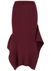 Stella Mccartney Gonna In Cotone Bordeaux  Donna In Brown
