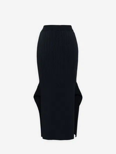 STELLA MCCARTNEY STELLA MCCARTNEY RIBBED FLARED SKIRT