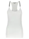 Stella Mccartney Stella Mc Cartney White Tank Top With Chain Straps