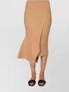 Stella Mccartney Asymmetric Rib-knit Wrap Skirt