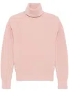 Stella Mccartney Women's High Neck Cashmere Sweater In Pink