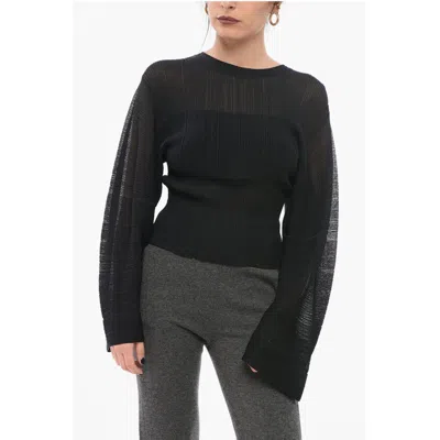 Stella Mccartney Ribbed Viscose Blend Women's Sweater