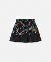 Stella Mccartney Ribbon Print Polka-dot Skirt In Multicolour