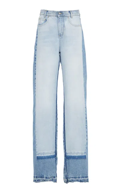 STELLA MCCARTNEY RIGID HIGH-RISE STRAIGHT-LEG JEANS