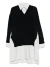 Stella Mccartney Robe Midi À Col Ras Du Cou