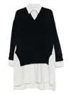 Stella Mccartney Robe Midi À Col Ras Du Cou
