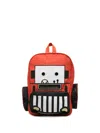 Stella Mccartney Robot-face Backpack In Red